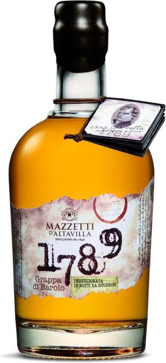 Produktbild Mazzetti d'Altavilla Grappa di Barolo Bourbon Cask Finish Piemonte (1 x 50 cl)