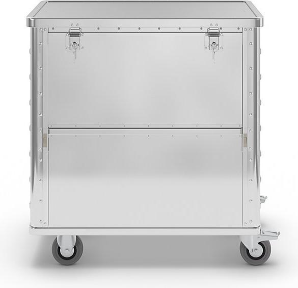 Produktbild Gmöhling Alu-Kastenwagen, absenkbare Seitenwand (250 kg)