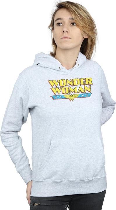 Produktbild Wonder Woman Crackle Logo Kapuzenpullover (L)