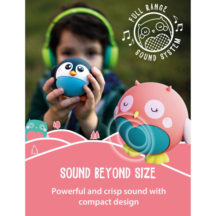Actual product image Planet Buddies Owl Speaker (4 h, Rechargeable battery operated)