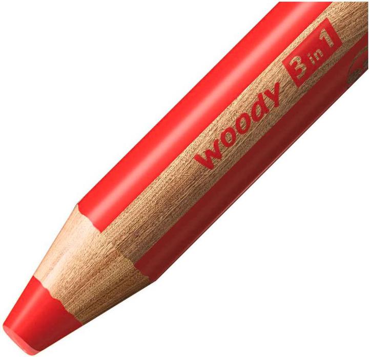 Produktbild STABILO woody 3 in 1 Buntstift (Mehrfarbig, 6 x)