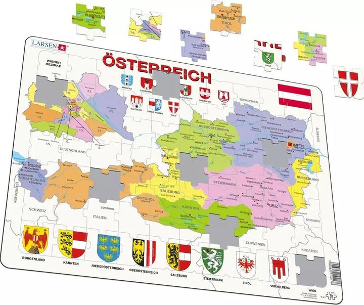 Actual product image Larsen Austria Political (70 pieces)