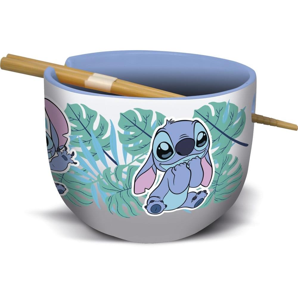 Stor Lilo & Stitch bol à ramen avec baguettes Stitch Aloha, Ciotola + Scodella