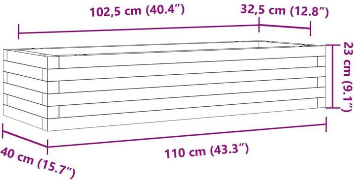 Produktbild vidaXL Pflanzgefäss