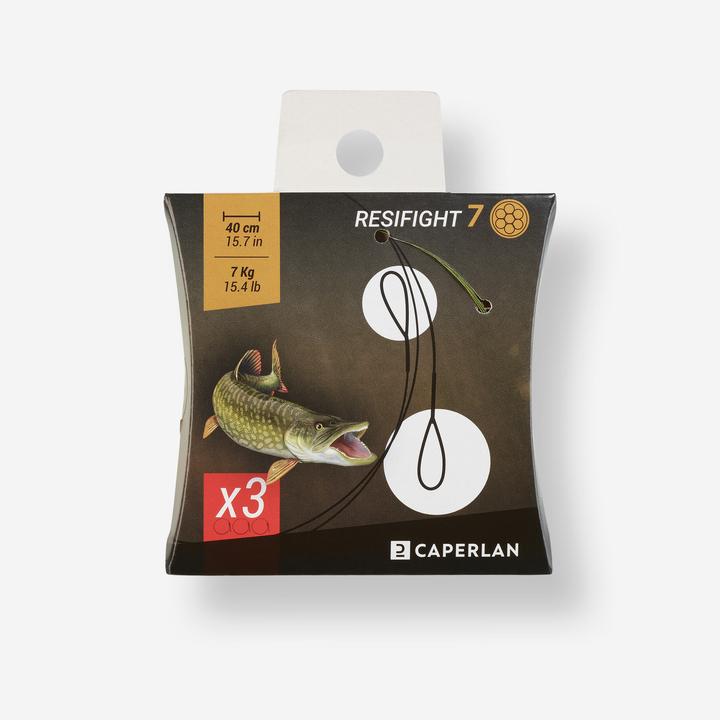 Image du produit Caperlan Bas de ligne Bas de ligne en acier Résistant aux morsures 7 kg