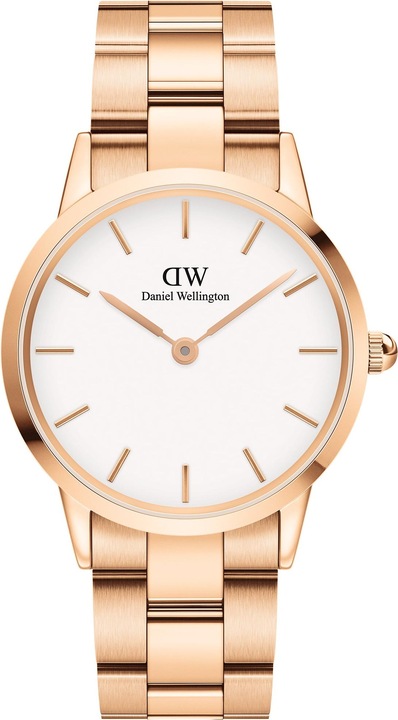 Productafbeelding Daniel Wellington Iconic Link Wit Roségoud (36 mm) (Analoog horloge, 36 mm)