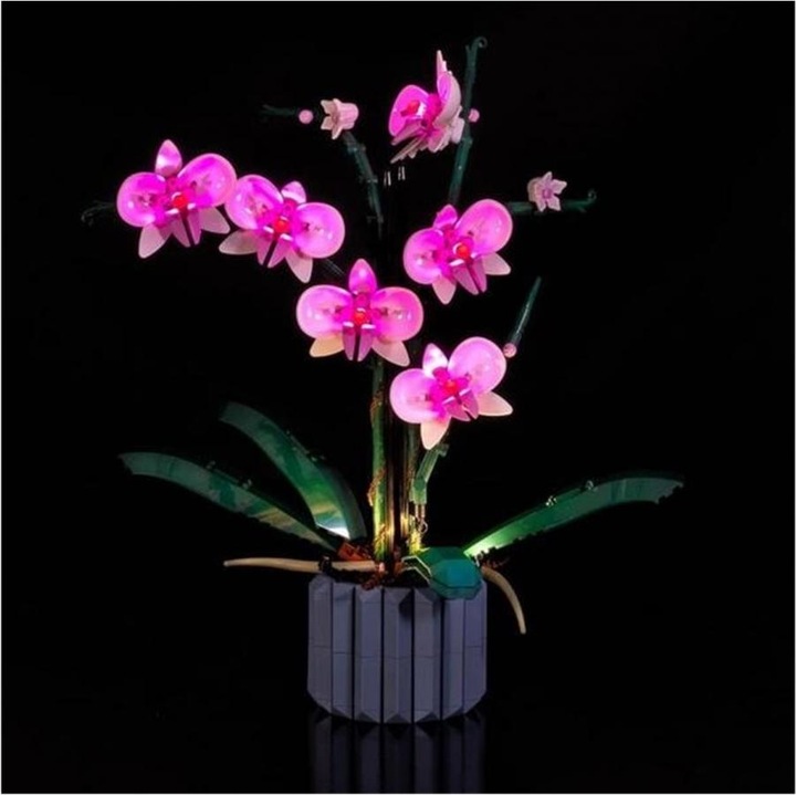 Actual product image Light my bricks LEGO Orchid # 10311 Light Kit