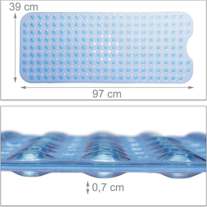 Produktbild Relaxdays Badewannenmatte XXL (97 x 39 x 1 cm)