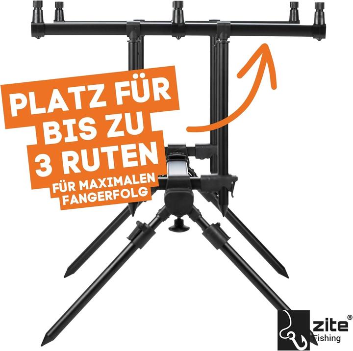 Immagine prodotto Zite Rod Pod Rutenhalter für 3 Angelruten