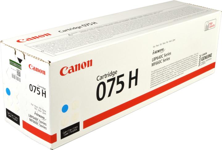 Actual product image Canon Toner Cartridge 075 H C cyan (C)
