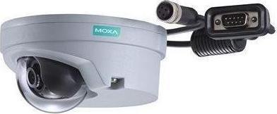 Produktbild Moxa EN 50155, FHD, H.264MJPEG IP-Kamera mit M12-Anschluss, 1 Mikrofon eingebaut, 24 VDC (1920 x 1080 Pixels)