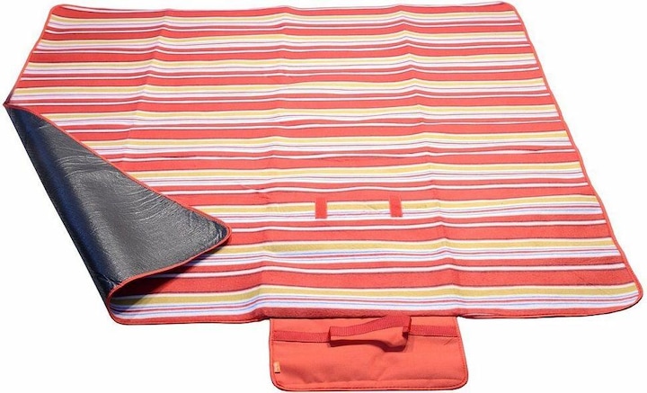 Actual product image Cattara Picnic Blanket FLEECE 150x135cm red