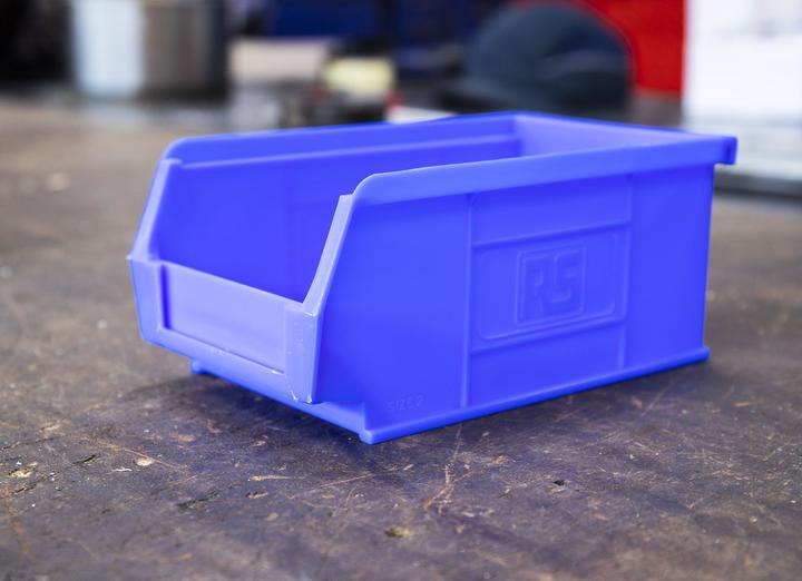 Produktbild RS PRO Stapelkästen blau 101x167x76mm
