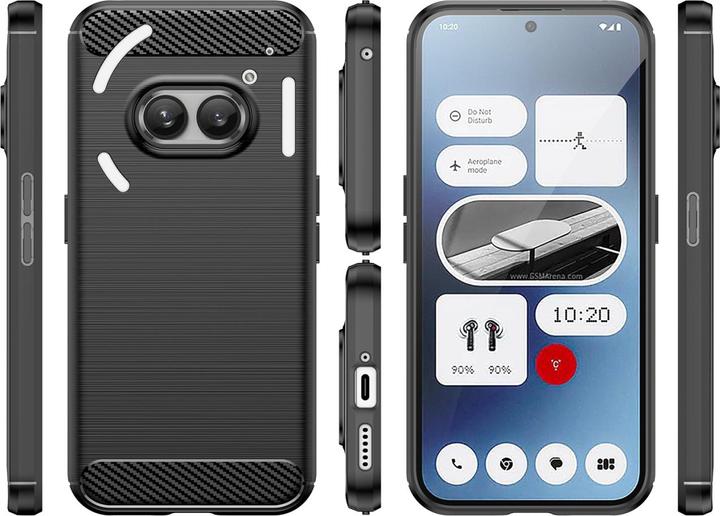 Actual product image Screenguard Carbon Brushed Soft TPU (Nothing Phone (2a))
