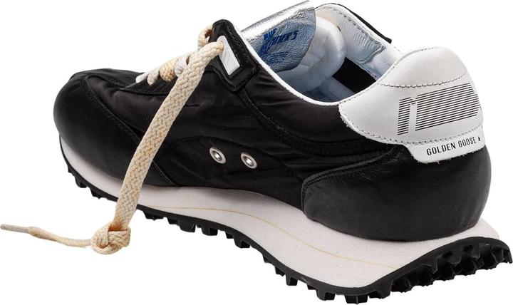 Produktbild Golden Goose sneakers running in pelle e nylon colore nero (40)