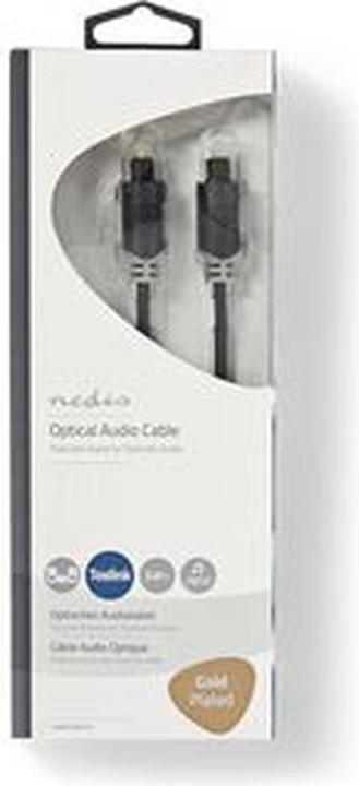 Actual product image Nedis Optical audio cable TosLi nk male - TosLink male (2 m, Toslink cable)