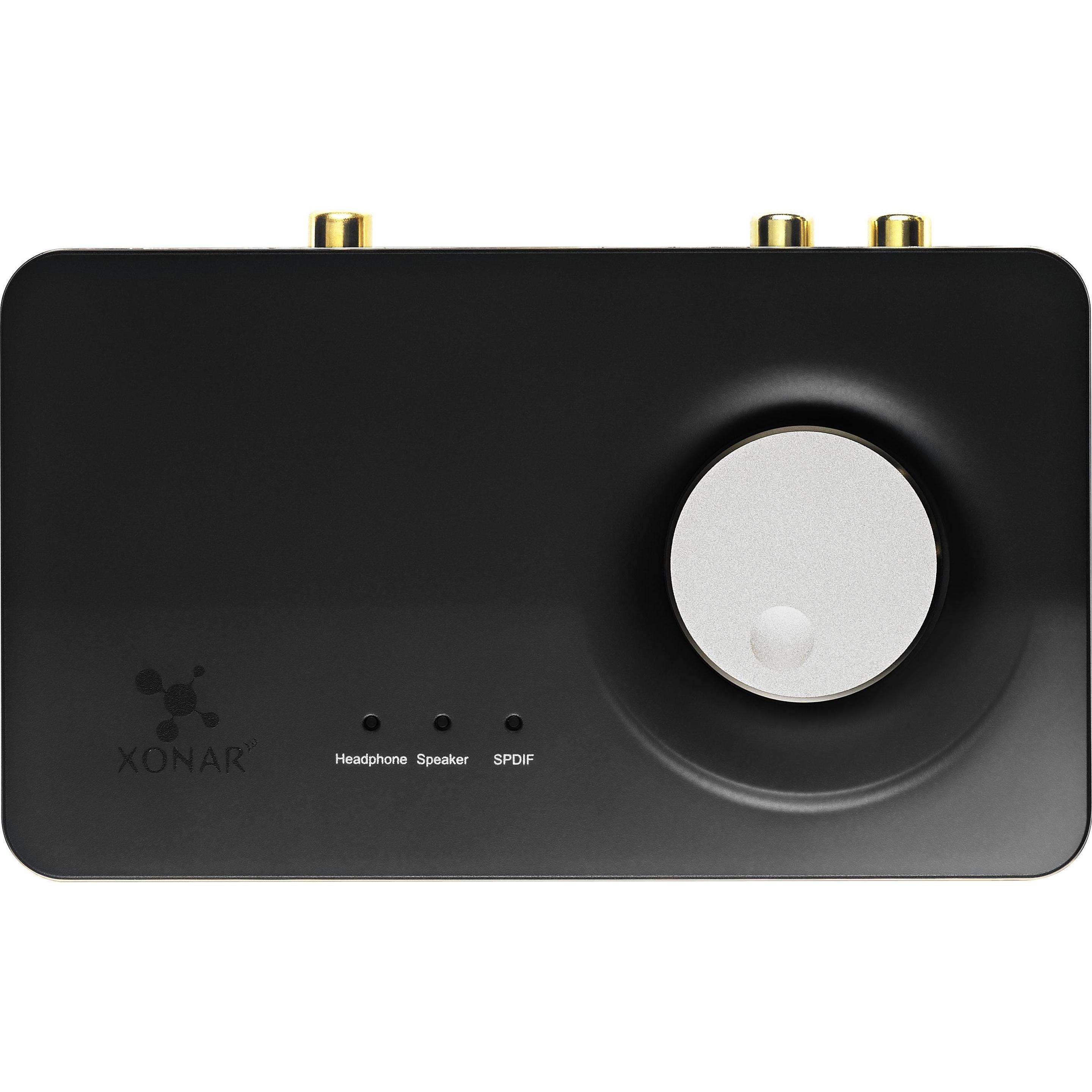 ASUS Xonar U7 Mkii (USB 2.0), Soundkarte, Schwarz