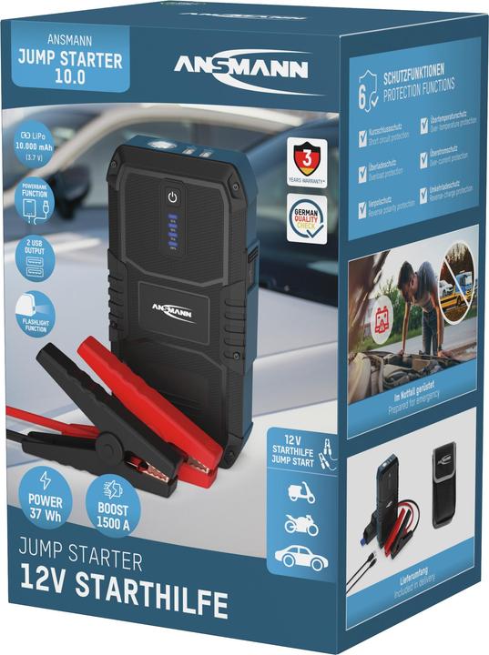 Produktbild Ansmann Jump Starter 10.0 (1500 A, 2500 mAh)