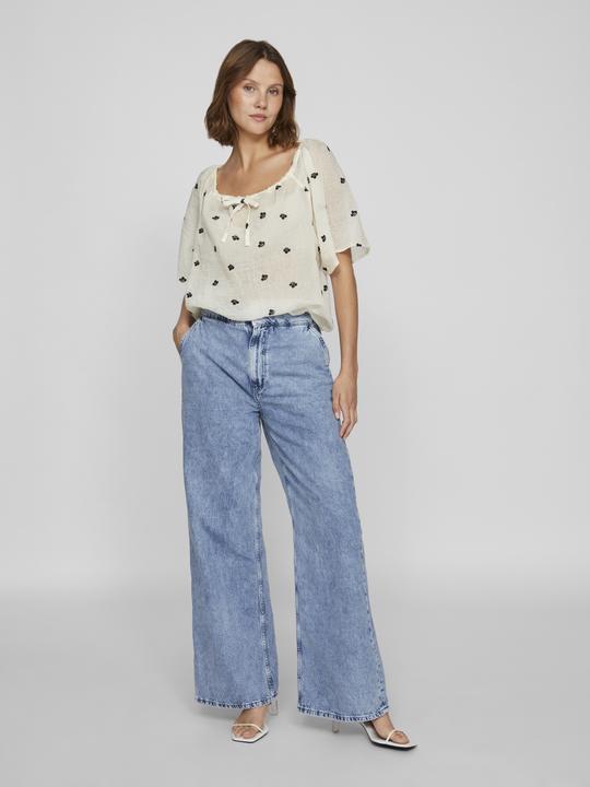 Image du produit Vila Haut fleuri à manches courtes (34)