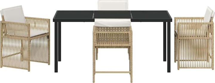 Produktbild vidaXL Garten Essgruppe (160 x 80 x 73 cm)