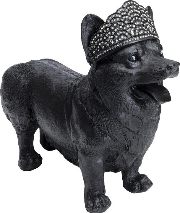 Actual product image Kare Design Deco Figure Royal Standing Corgi Black