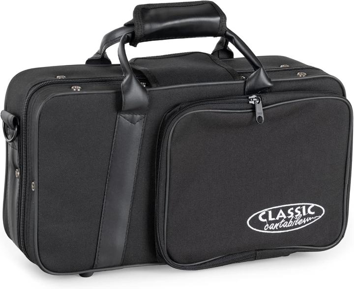 Image du produit Classic Cantabile Clarinette Bb système allemand, 20 clés, 6 anneaux, mécanisme argenté, étui inclus (Clarinette, Allemand)