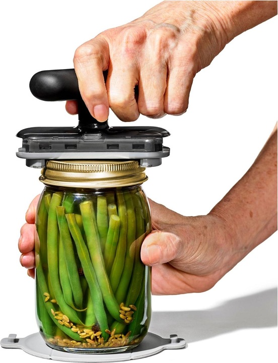 Immagine prodotto OXO Apriscatole (Apribottiglie con coperchio in plastica)