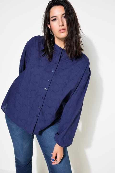 Image du produit Studio Untold Blouse oversize à manches longues ballon, en matière texturée (42, 44)