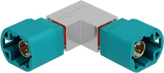 Produktbild Delock Adapter HSD Z Stecker zu HSD Z Stecker gewinkelt