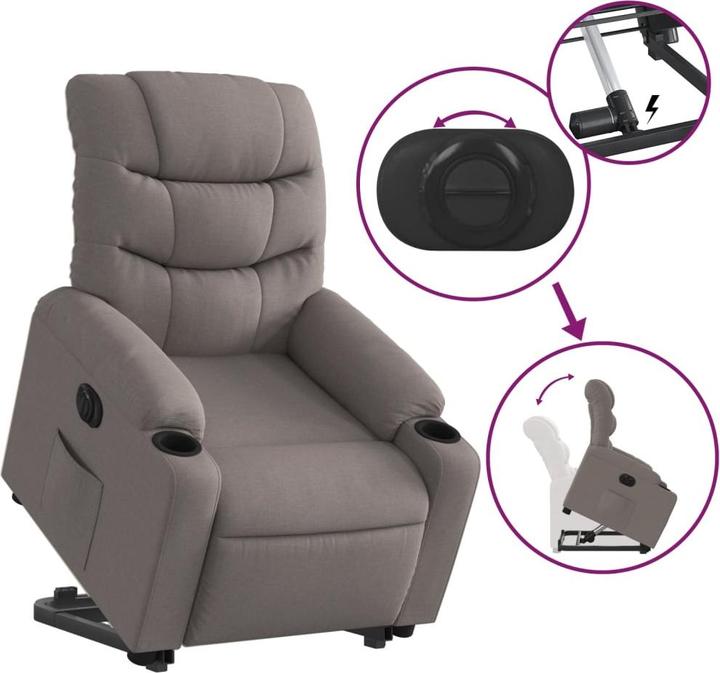 Actual product image vidaXL Relaxsessel mit Aufstehhilfe