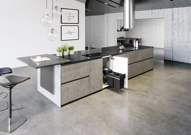 Actual product image Blanco Zerox 700-U DarkSteel (Undermount sink, 74 cm, 44 cm)