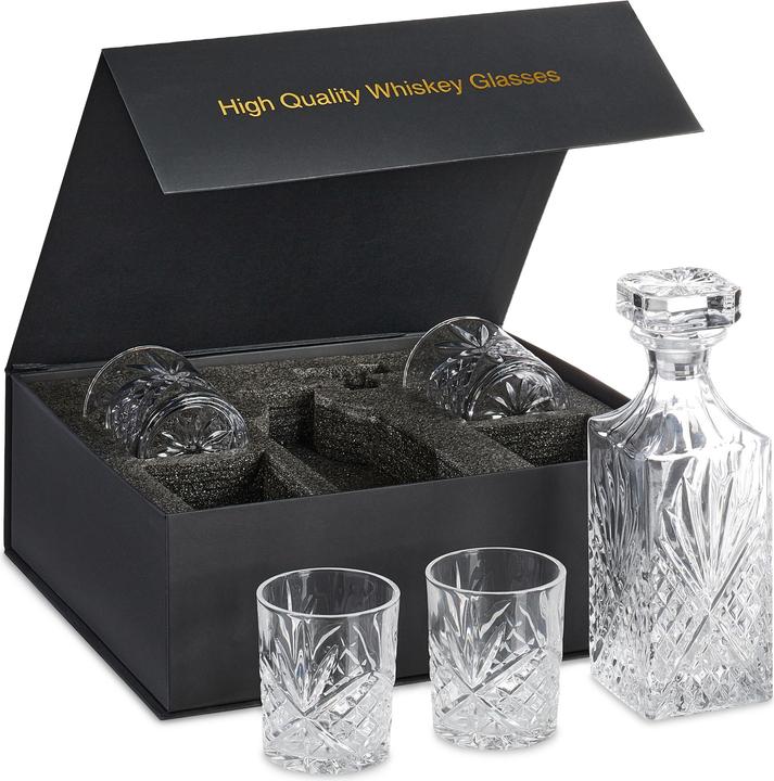 Productafbeelding Relaxdays 5-delige whisky set (8 dl, 1 x, Whiskyglas)