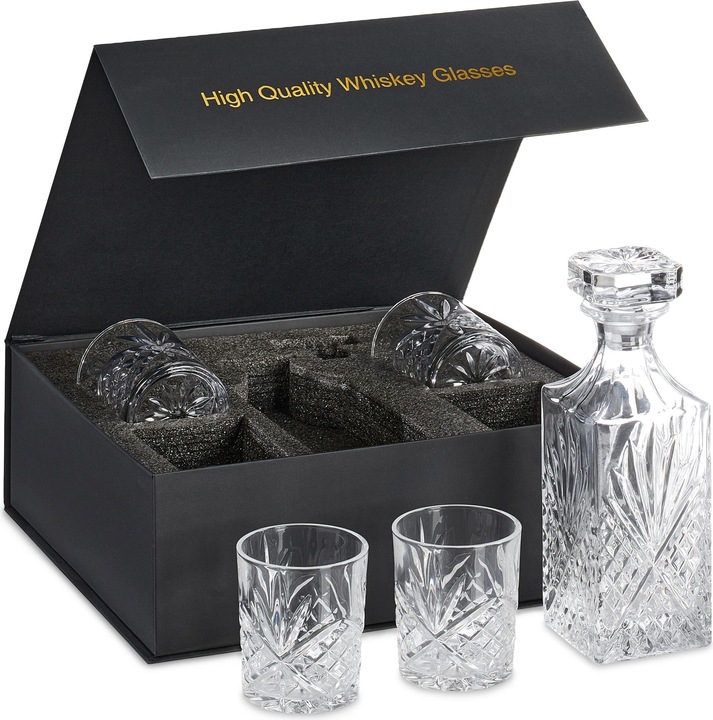 Actual product image Relaxdays 5-piece whisky set (8 dl, 1 x, Whisky glass)
