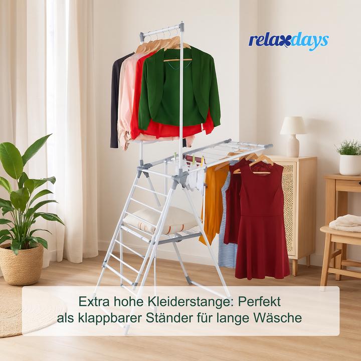 Produktbild Relaxdays Flügelwäscheständer 170cm (15 m)