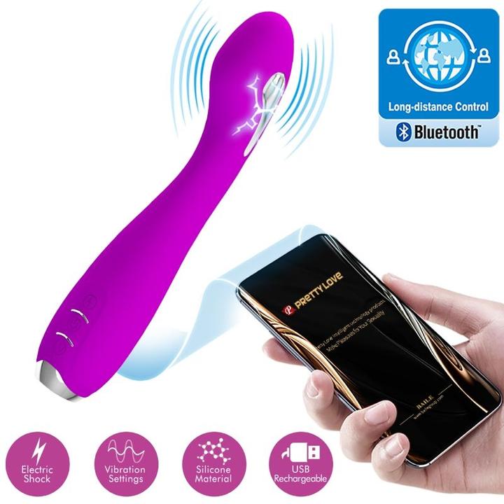 Produktbild Pretty Love Hector Elektroschock-Vibrator Kostenlose App Violett
