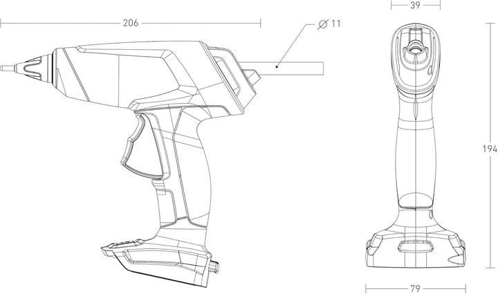 Immagine prodotto Steinel Pistola incollatrice Mobilglue 5011 Case