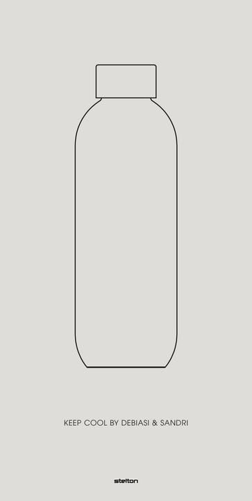 Actual product image Stelton - Keep Cool Vacuum Insulated Bottle - Soft Chalk - 0.6 liters (0.60 l)