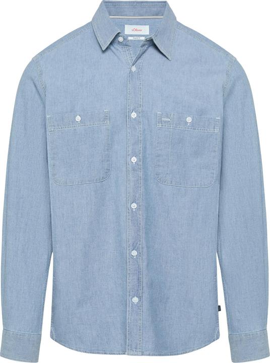 Immagine prodotto s.Oliver Hemd Regular Fit: Baumwollhemd aus Chambray (S)