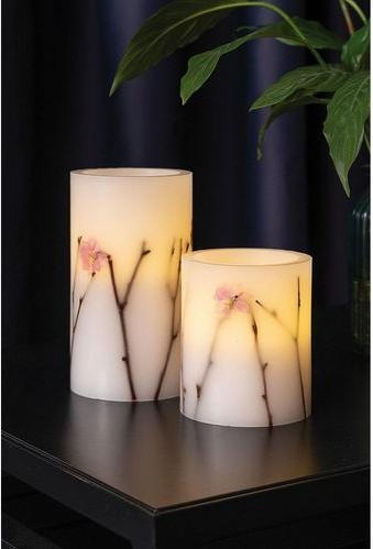 Immagine prodotto Pauleen Candela di cera a LED Shiny Blossom Set di 2 (2 x)