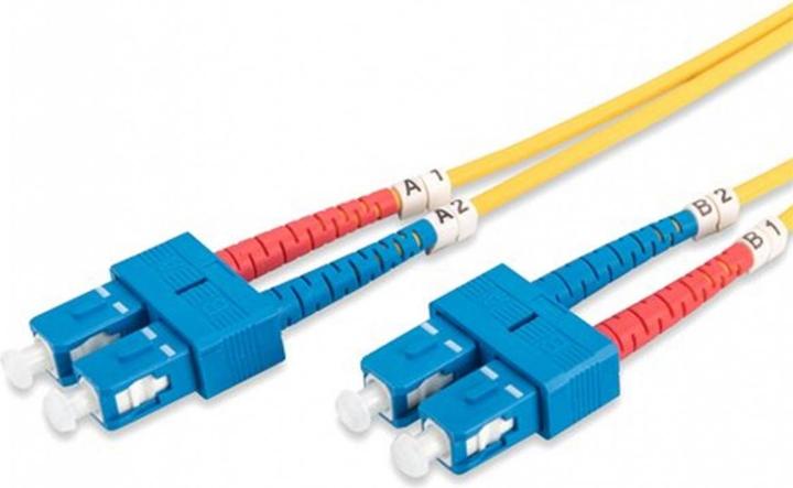 Image du produit Digitus Câble patch fibre optique SC vers SC OS2 monomode 09/125 m duplex, longueur 1m (CAT6, 1 m)