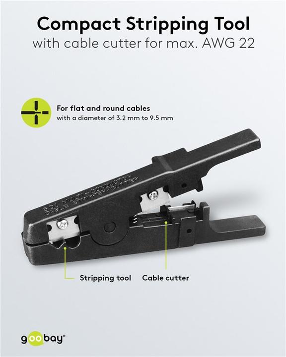 Actual product image Goobay Tool set for telephone and network installation (1 Piece)