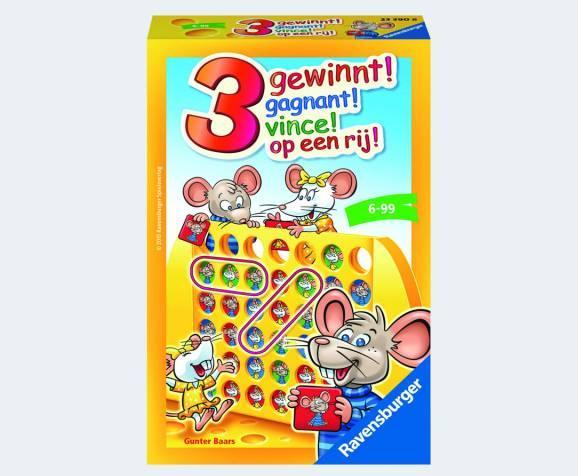 Produktbild Ravensburger 3 gewinnt! (Deutsch, 2 - 4 Spieler)