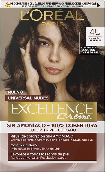 Produktbild L'Oréal Paris Excellence Creme Universal Nudes 4U Brown Hair Dye (4u-Brown)
