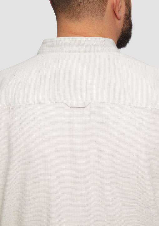 Actual product image S.Oliver Hemd Regular Fit: Strukturiertes Baumwollhemd mit Stehkragen (4XL)