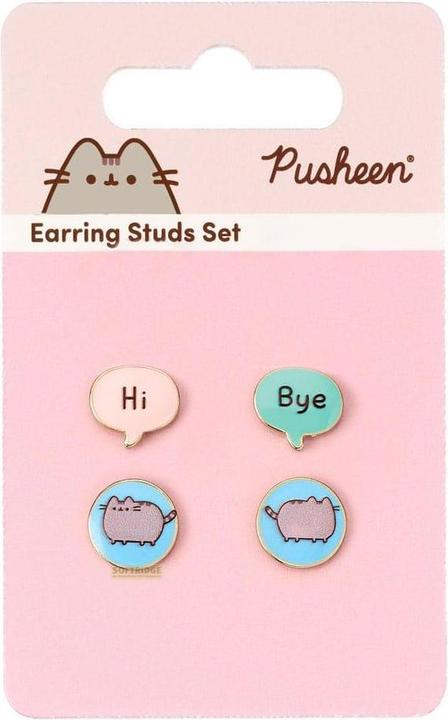 Produktbild Carat PUSHEEN - Hi & Bye - Set de 2 Paires de Boucles d'Oreilles (Zinklegierung und Emaille)