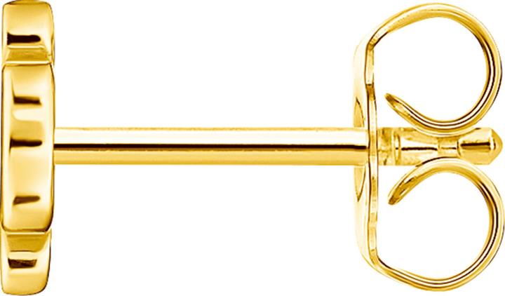 Produktbild Thomas Sabo Einzel Ohrstecker Kleeblatt Gold (925er Silber)
