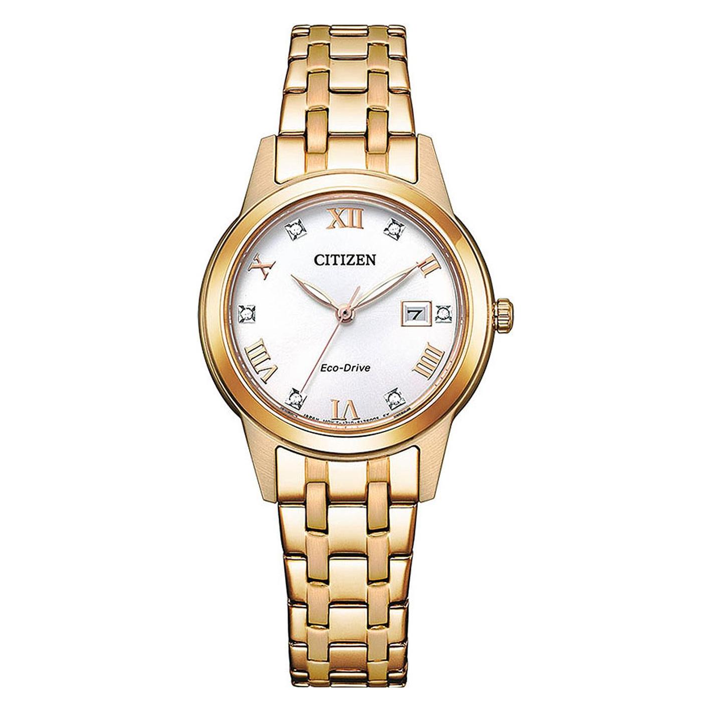 Citizen, Armbanduhr, FE1243-83A Eco-Drive Elegance Damen 30mm 3ATM, Silber, (Analoguhr, 30 mm)