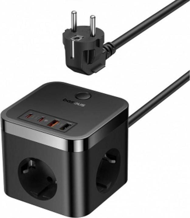 Produktbild Baseus PowerCombo Cube (Eurostecker) (30 W, 7 Ports)