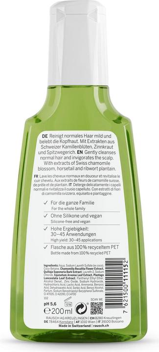 Immagine prodotto Rausch Shampoo curativo alle erbe Schw (n) 200 ml (200 ml, Shampoo liquido)