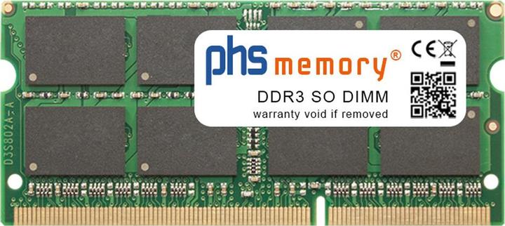 Produktbild PHS-memory 4GB RAM Speicher für Asus A95VJ-YZ031H DDR3 SO DIMM 1600MHz (Asus A95VJ-YZ031H, 1 x 4GB)